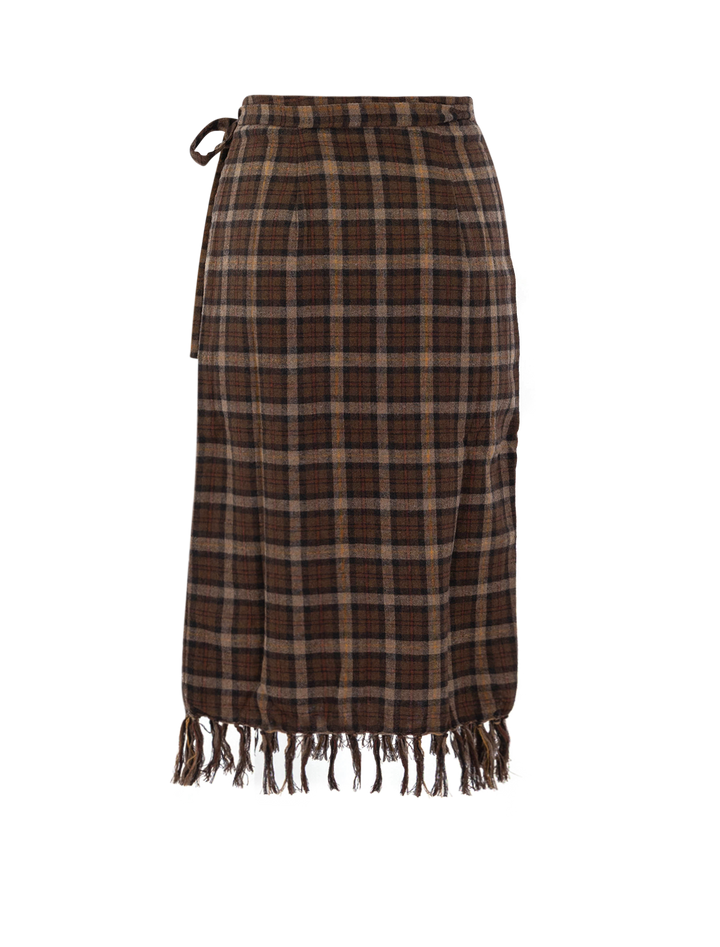saskia skirt in cornwall plaid