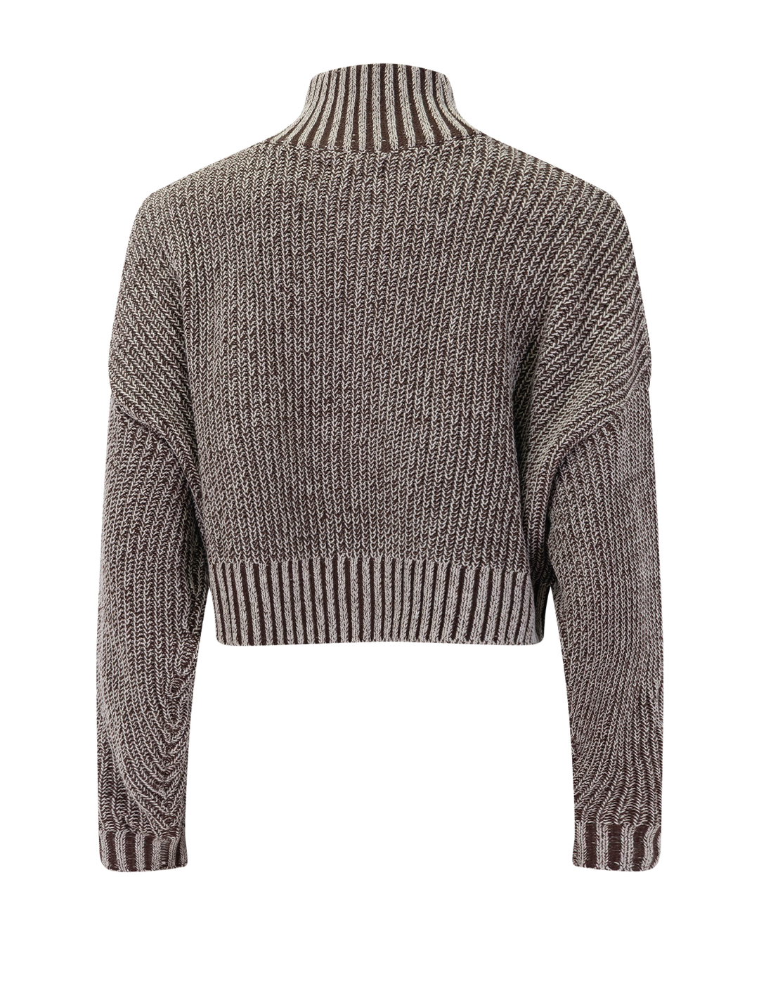 cropped hampton sweater in bisque