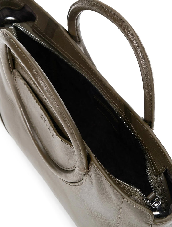 maude mini satchel in truffle