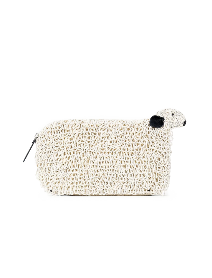 dolly beaded clutch