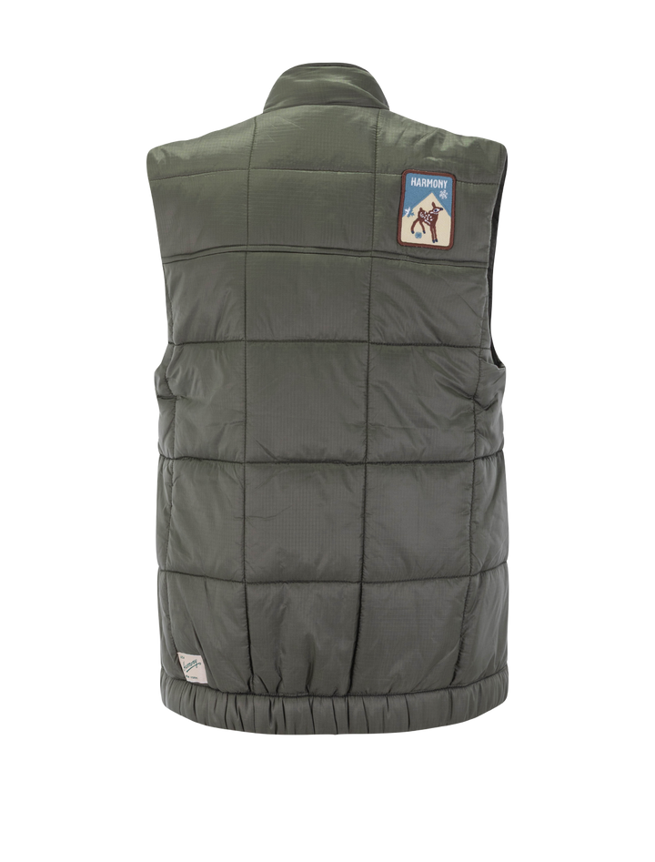 eira quilted patch puffer vest