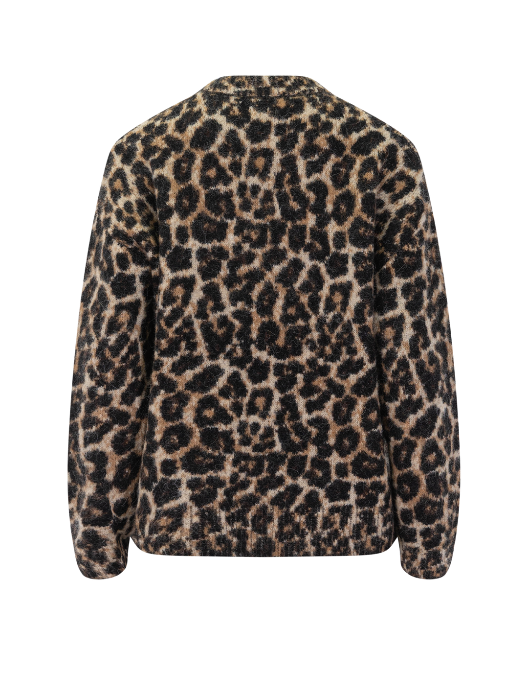 sydney crew sweater in leopard