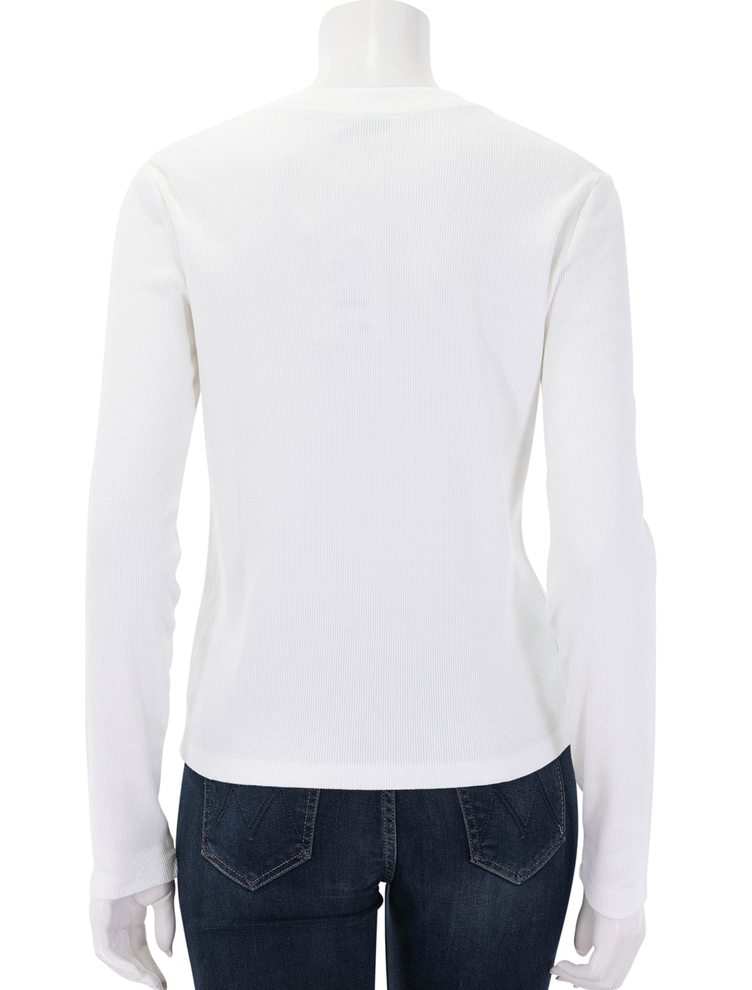 alessia long sleeve tee in ivory