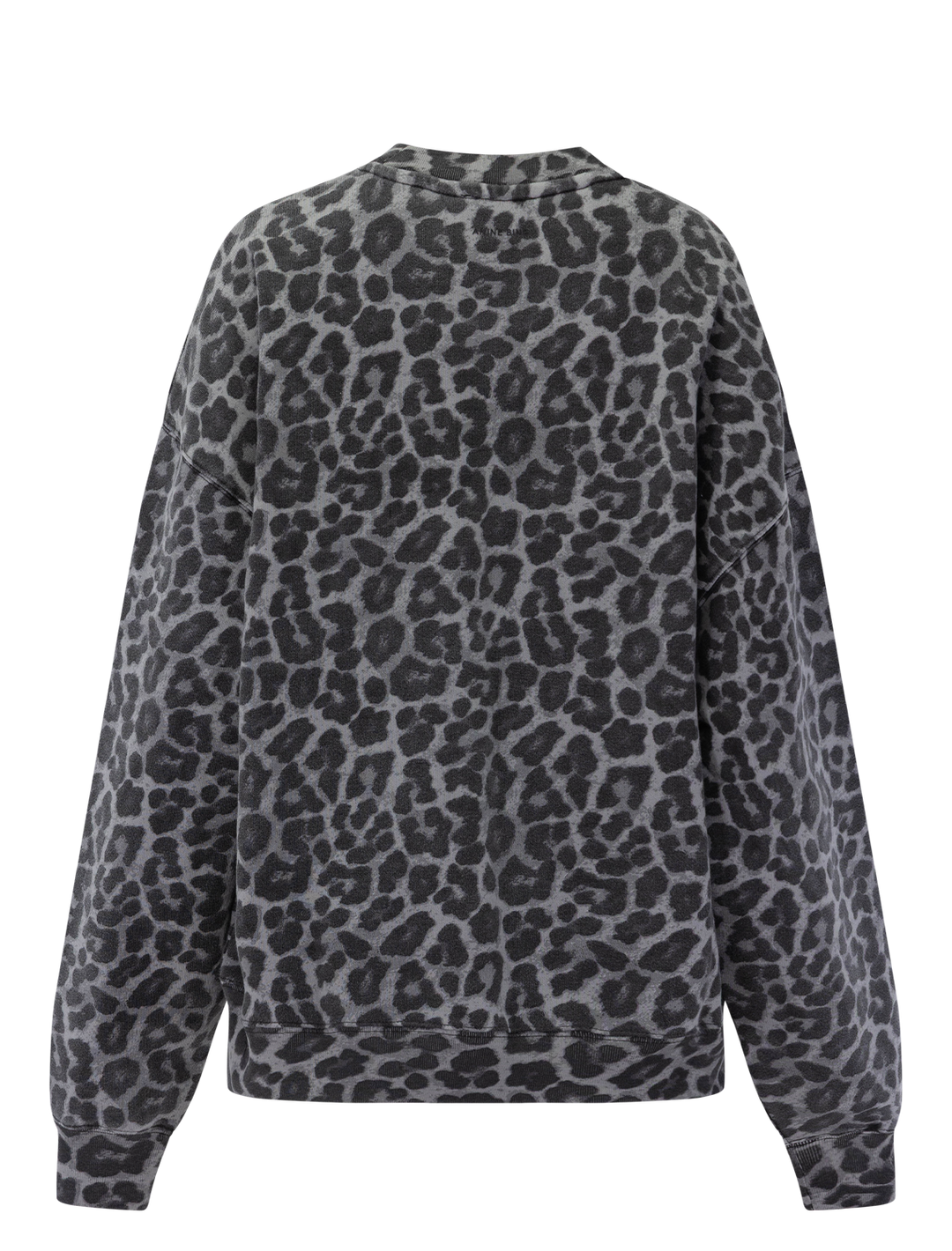 miles sweatshirt in grey leopard