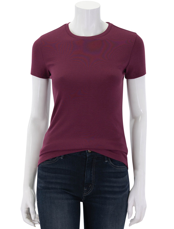 ressi tee in dark port