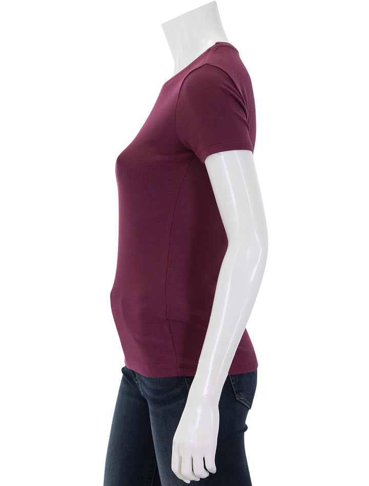ressi tee in dark port