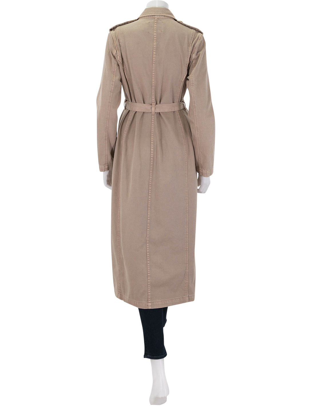 zavia trench in dark cappucino