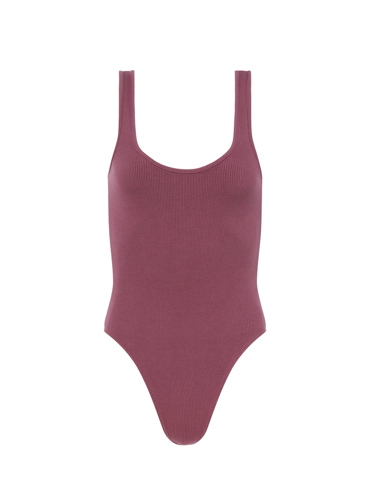 nica body suit in deep mauve