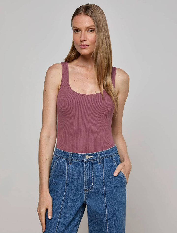 nica body suit in deep mauve