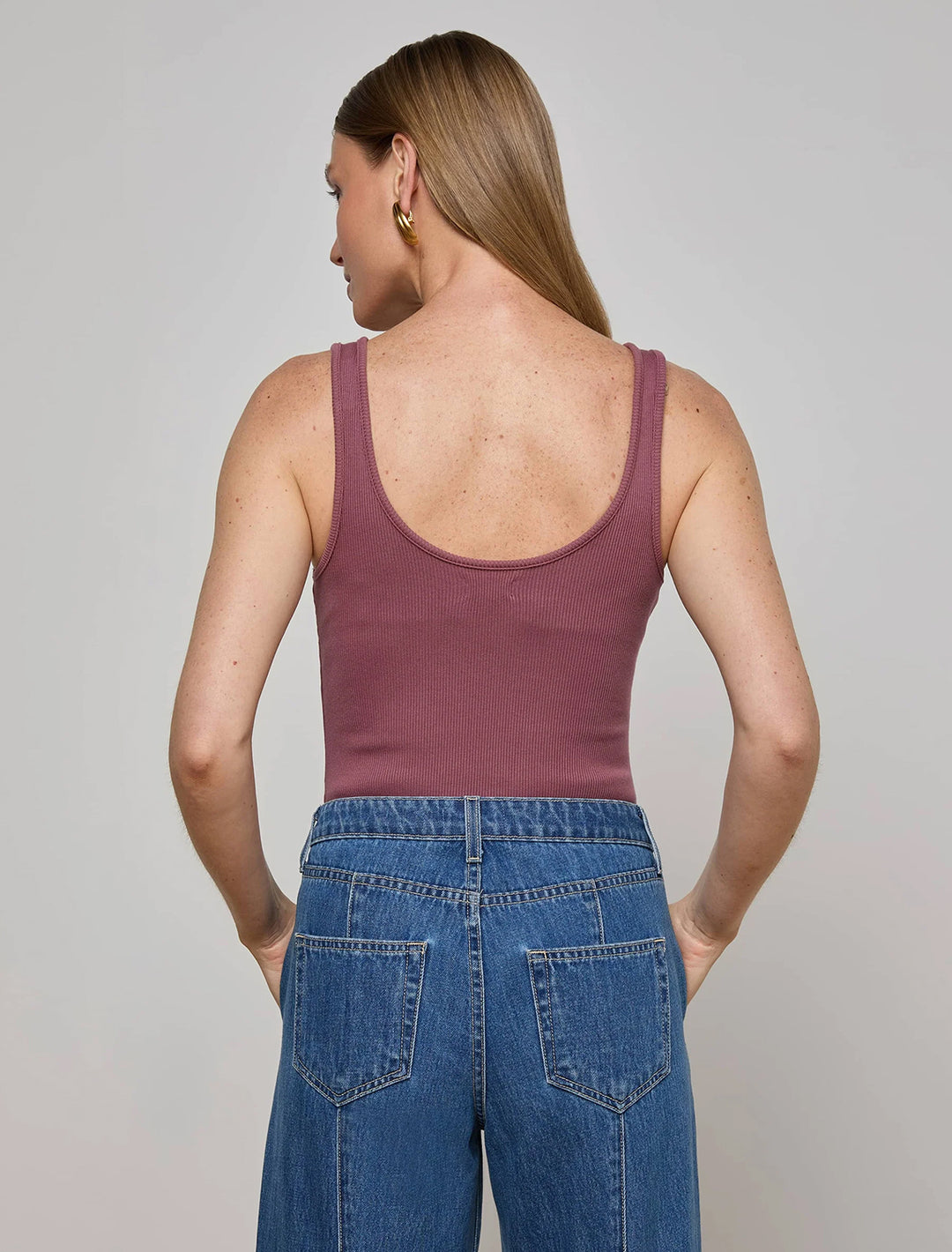 nica body suit in deep mauve