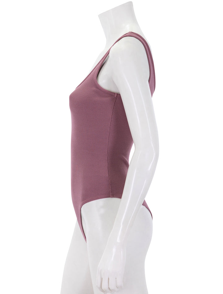 nica body suit in deep mauve