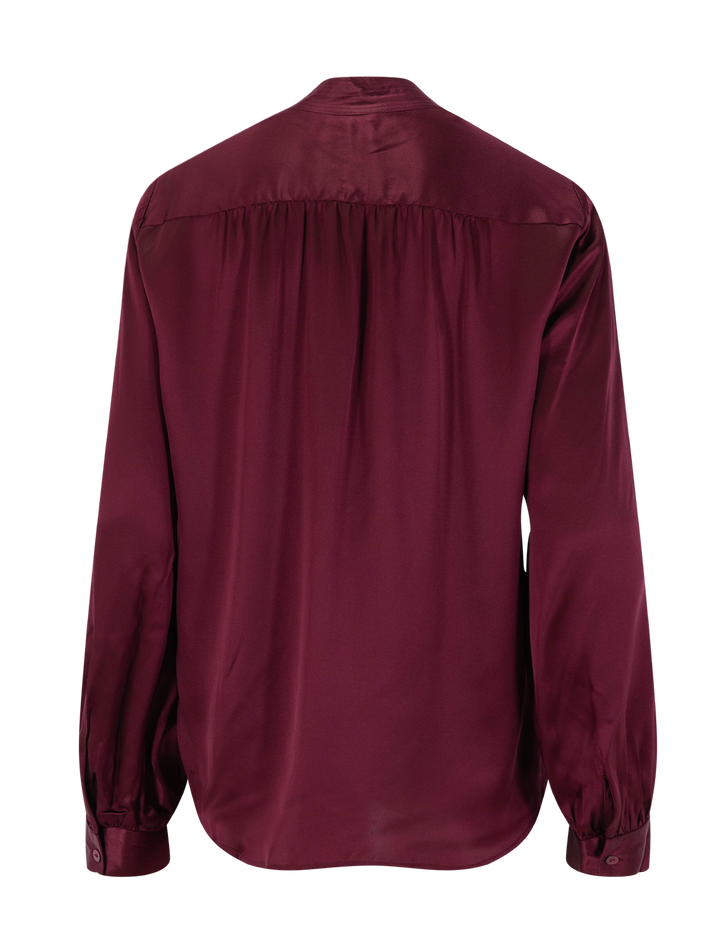 bianca blouse in dark port