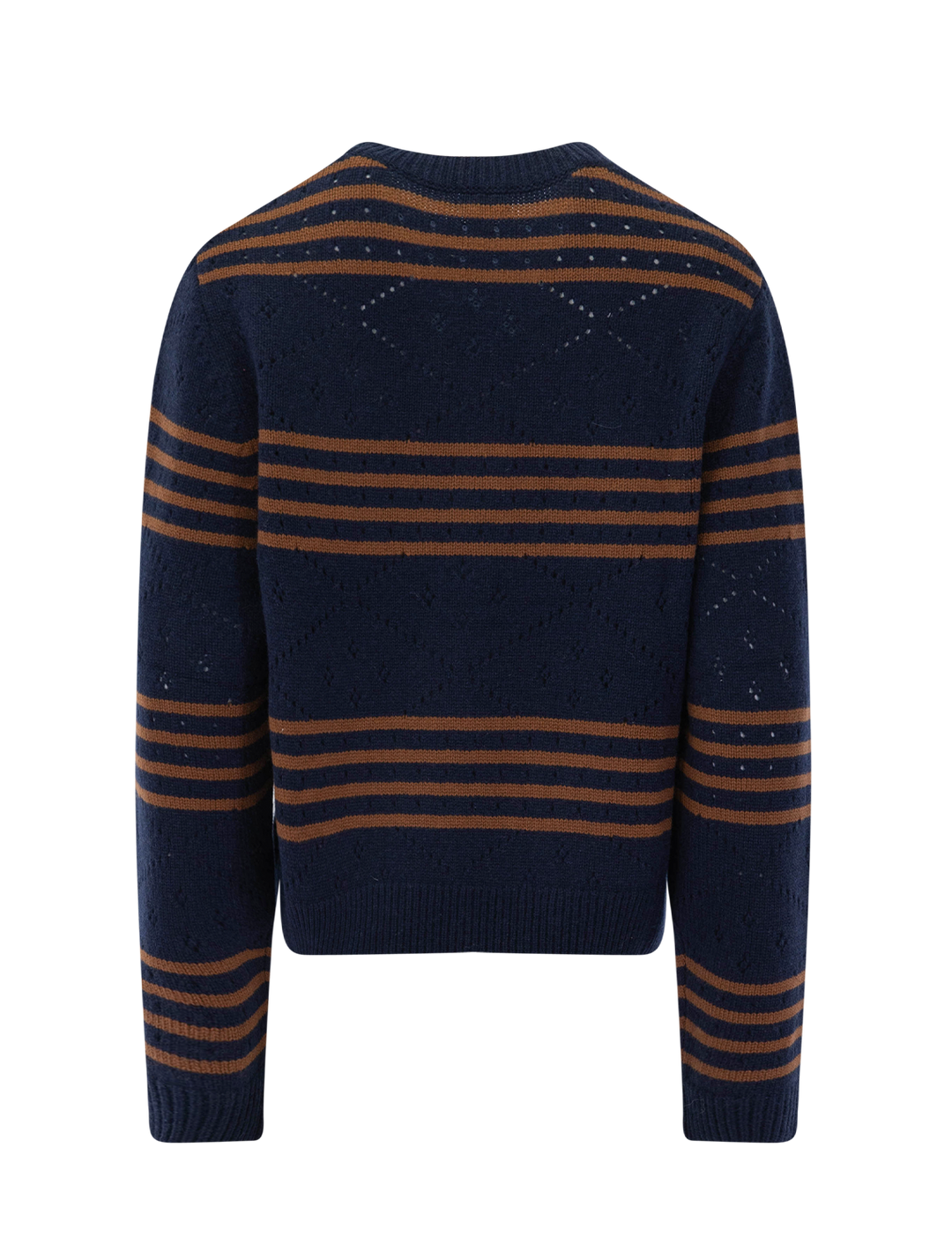 the lake sweater in navy and vicuna