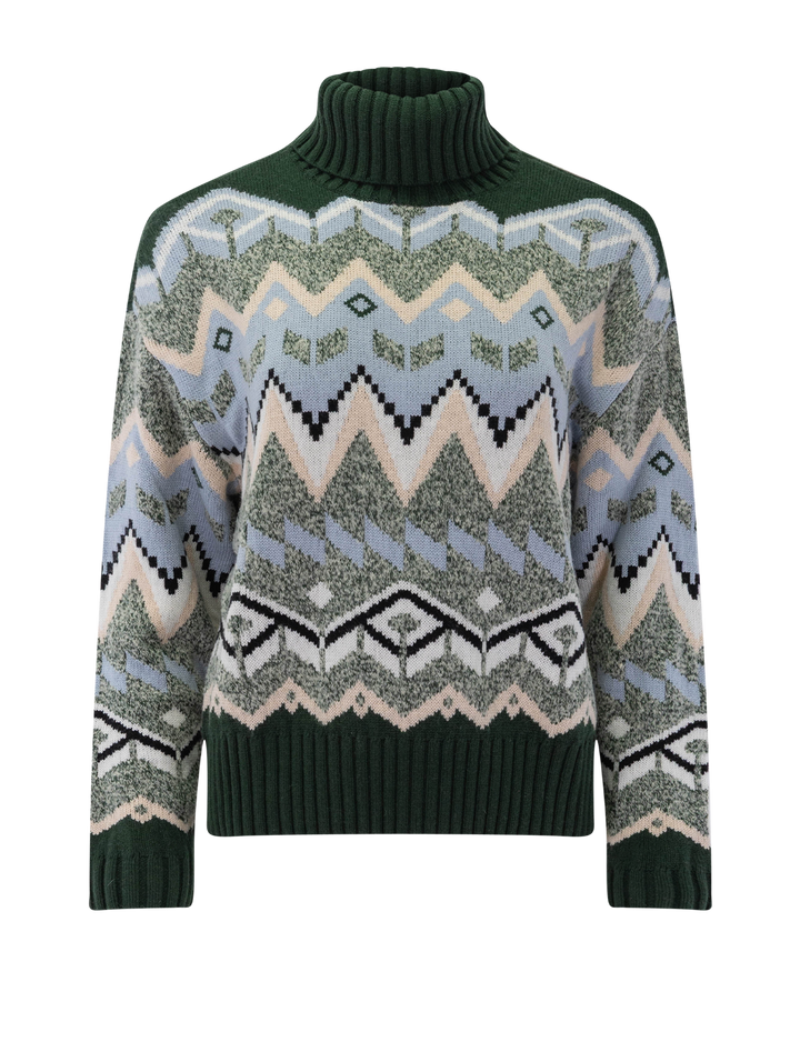 raegan sweater in pine green
