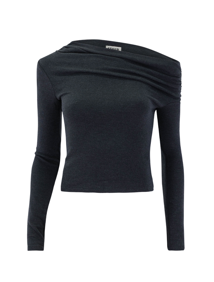 philomena top in charcoal