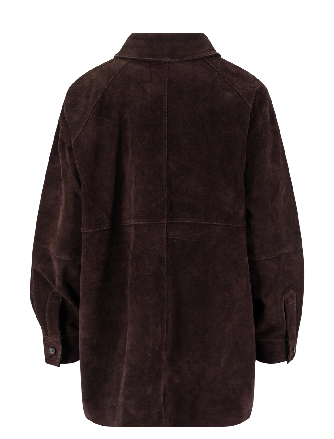 josette suede shirt in espresso