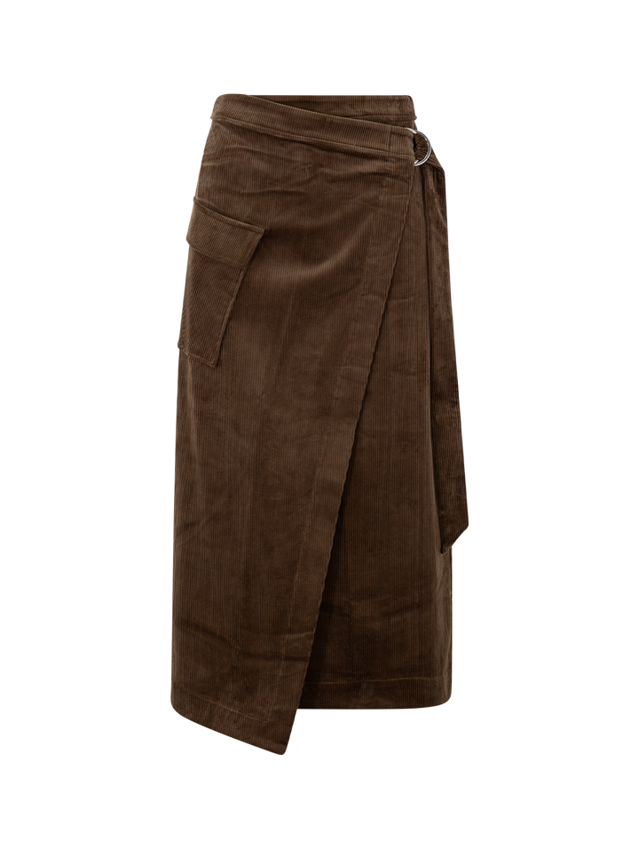 graciela skirt in chestnut
