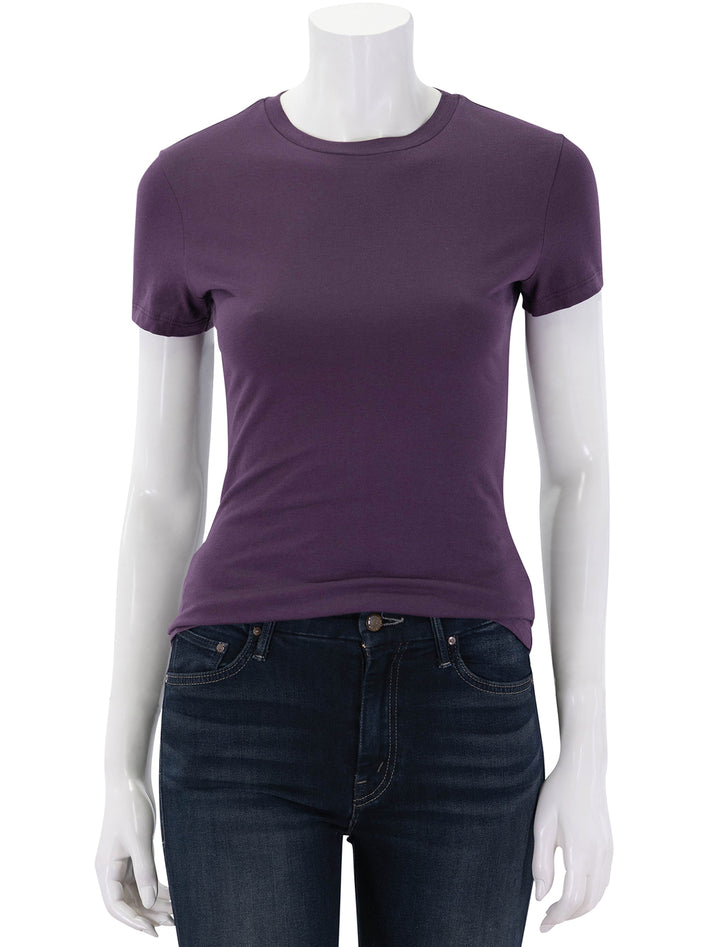 tiny tee in black iris