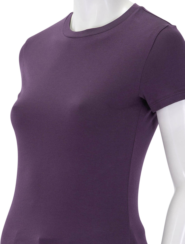 tiny tee in black iris