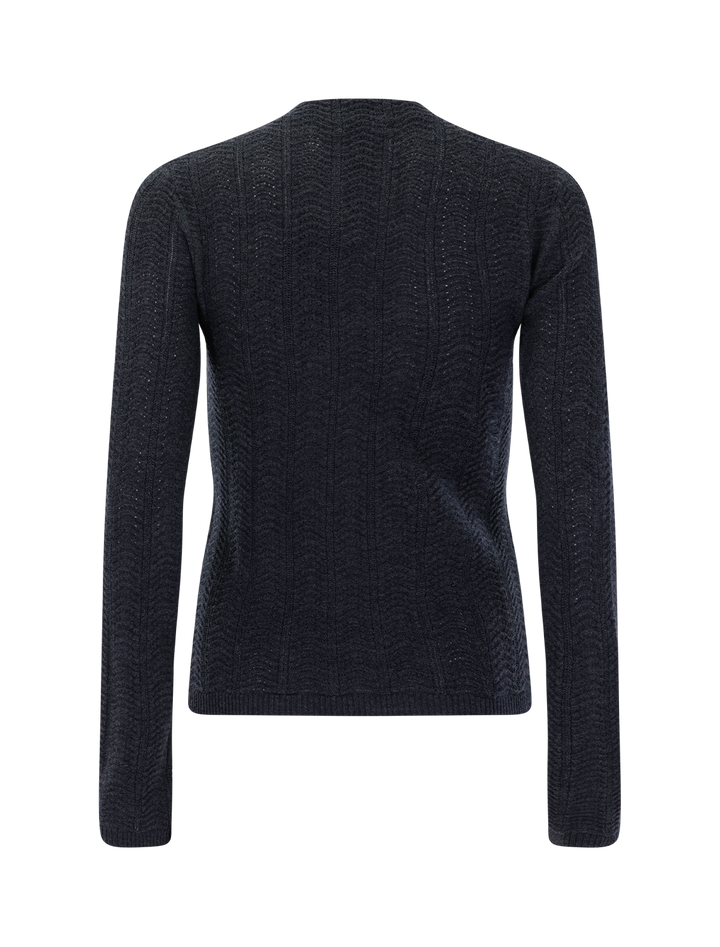francesca turtleneck in charcoal