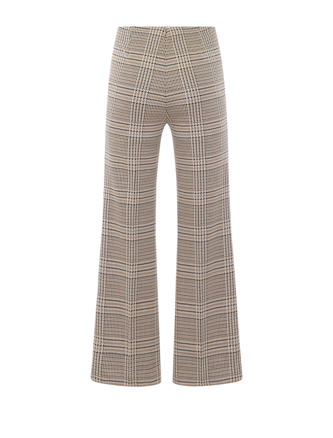 irina ponte kick flare in tan multi