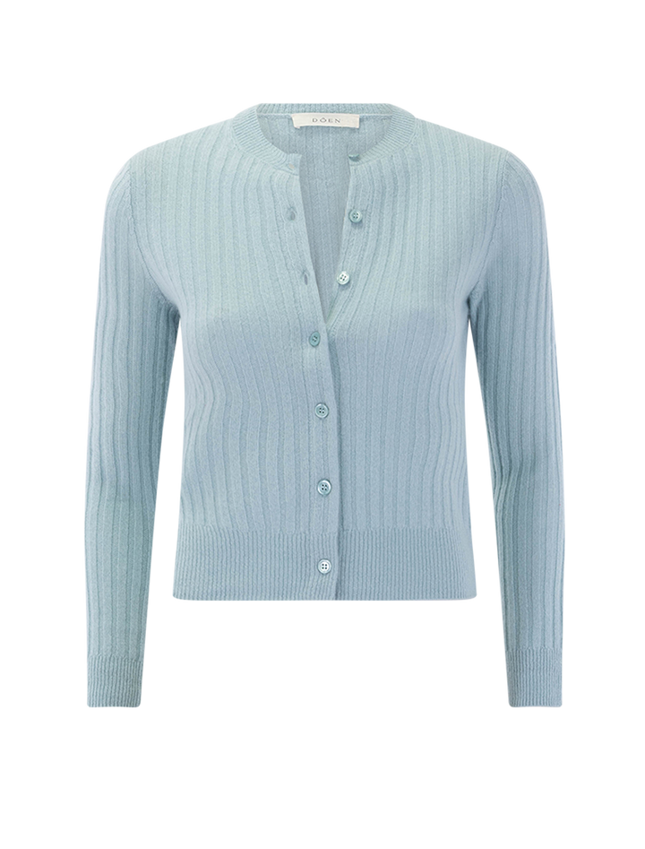 danae cashmere cardigan in glass slipper