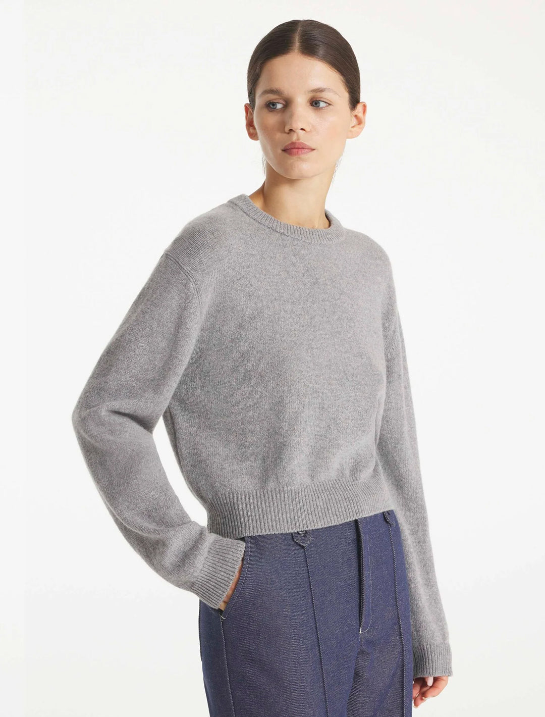 salvino sweater in grey
