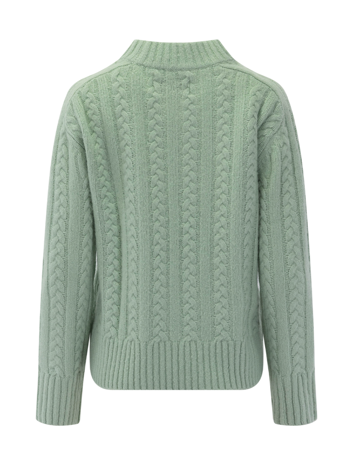 greyhound sweater in pistachio