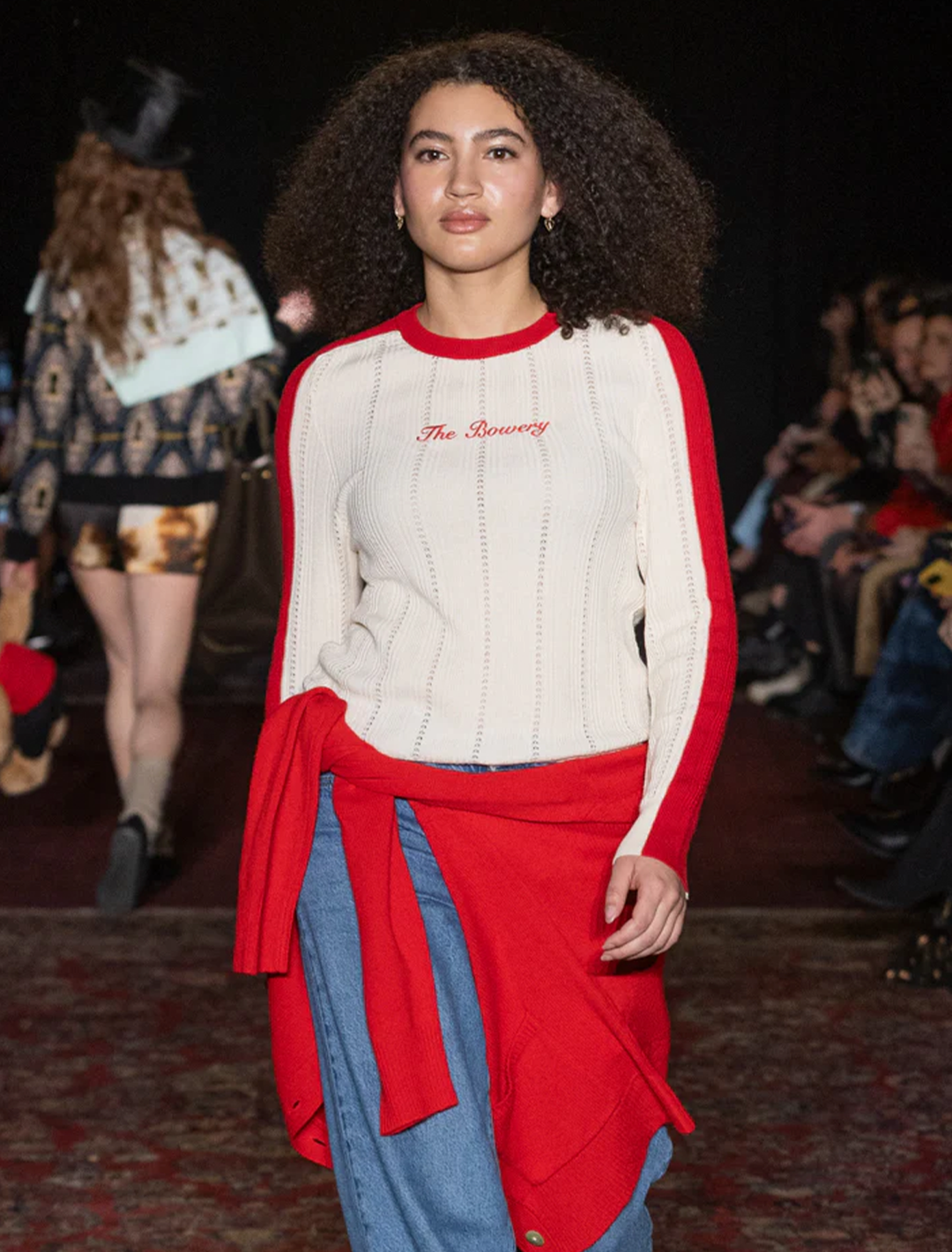 bowery pointell pullover