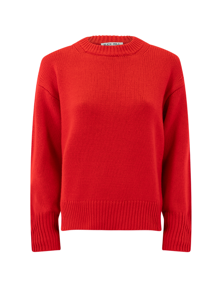 nottinghill sweater in bright flame