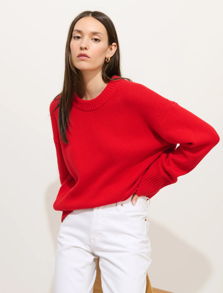 nottinghill sweater in bright flame