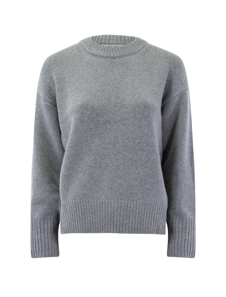 nottinghill sweater in mid grey