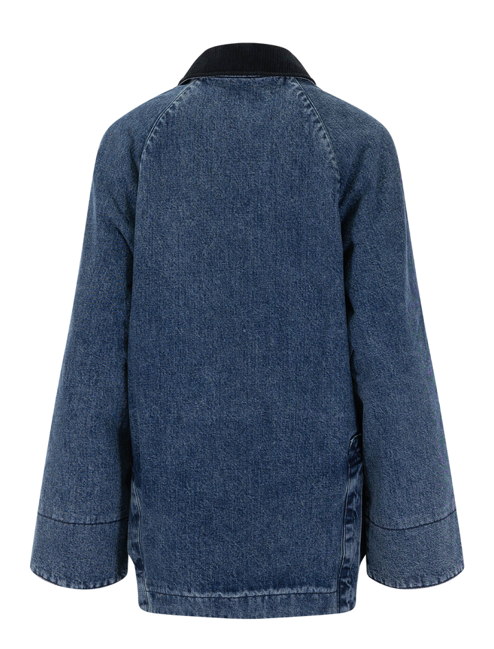 chiltern jacket in indigo denim