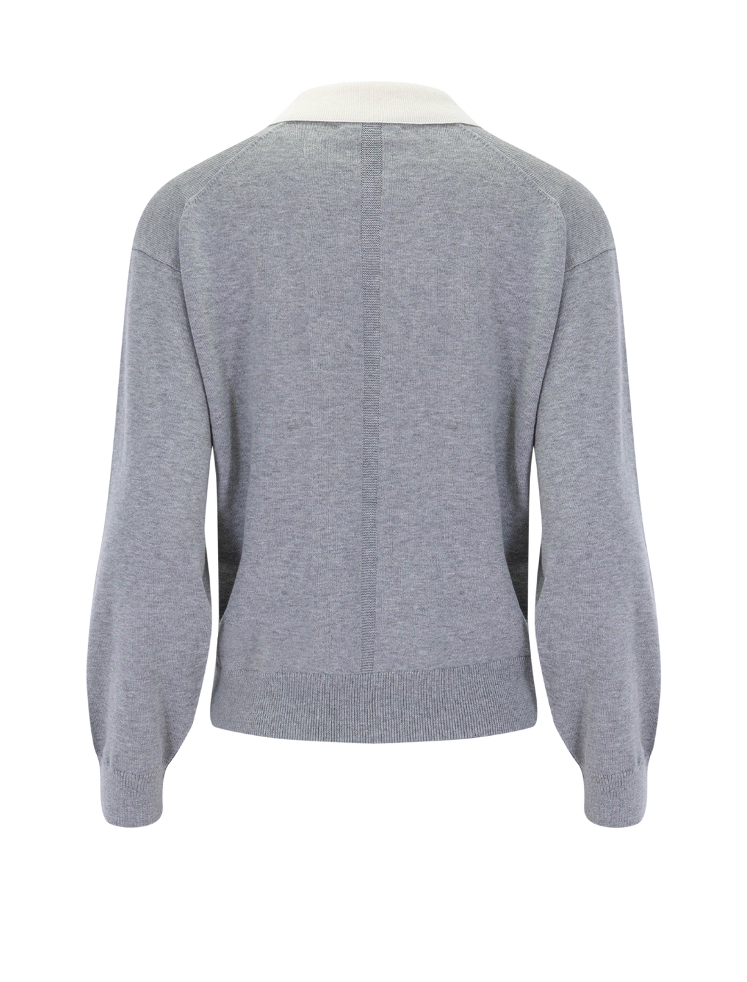bond st. polo sweater in grey