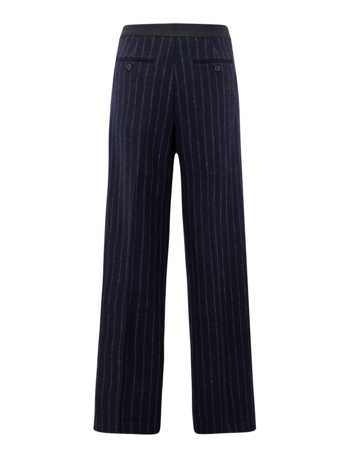 primrose trouser in chalk stripe