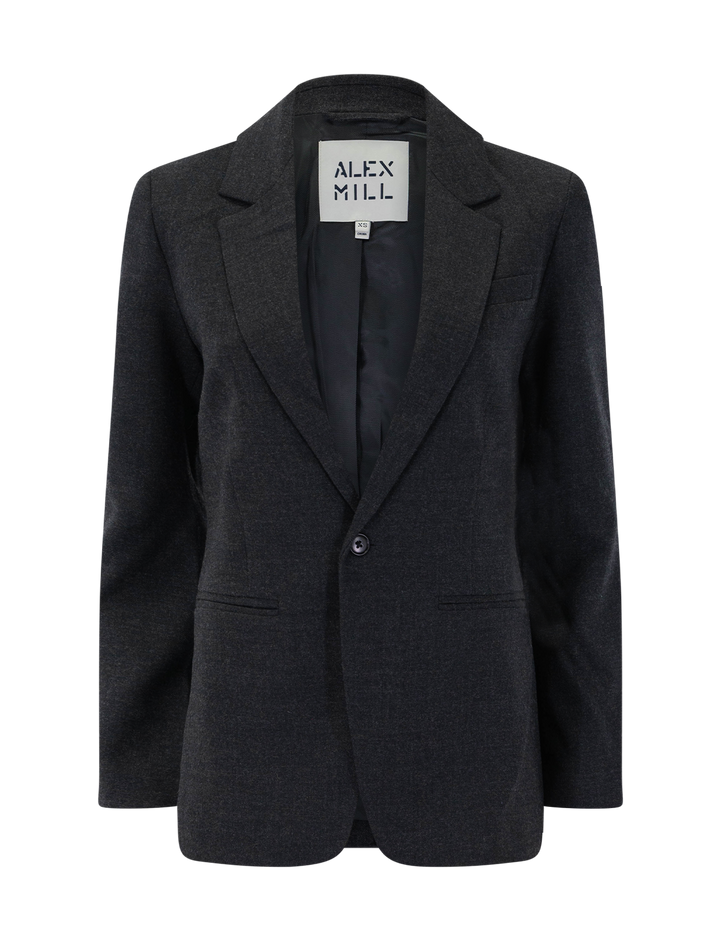 soho blazer in charcoal grey