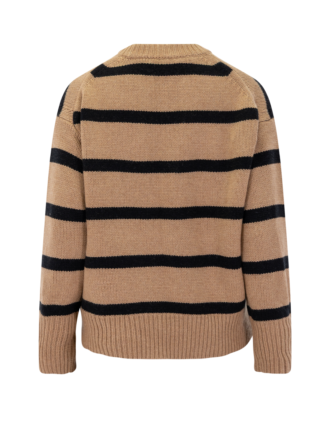 nottinghill sweater in camel and black stripe