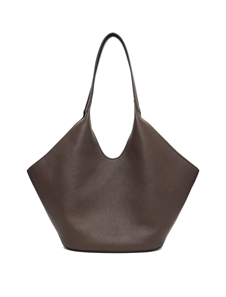 phantom tote in pebblegrain chestnut