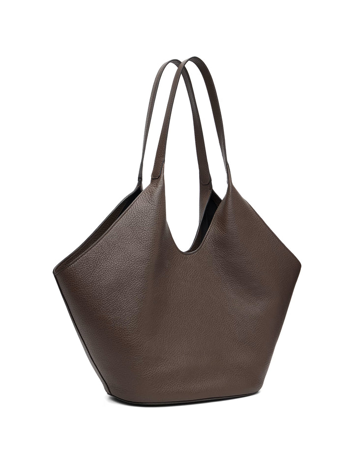 phantom tote in pebblegrain chestnut