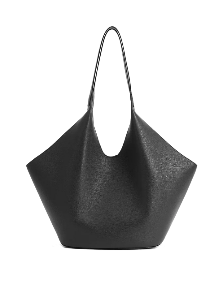 phantom tote in pebblegrain black