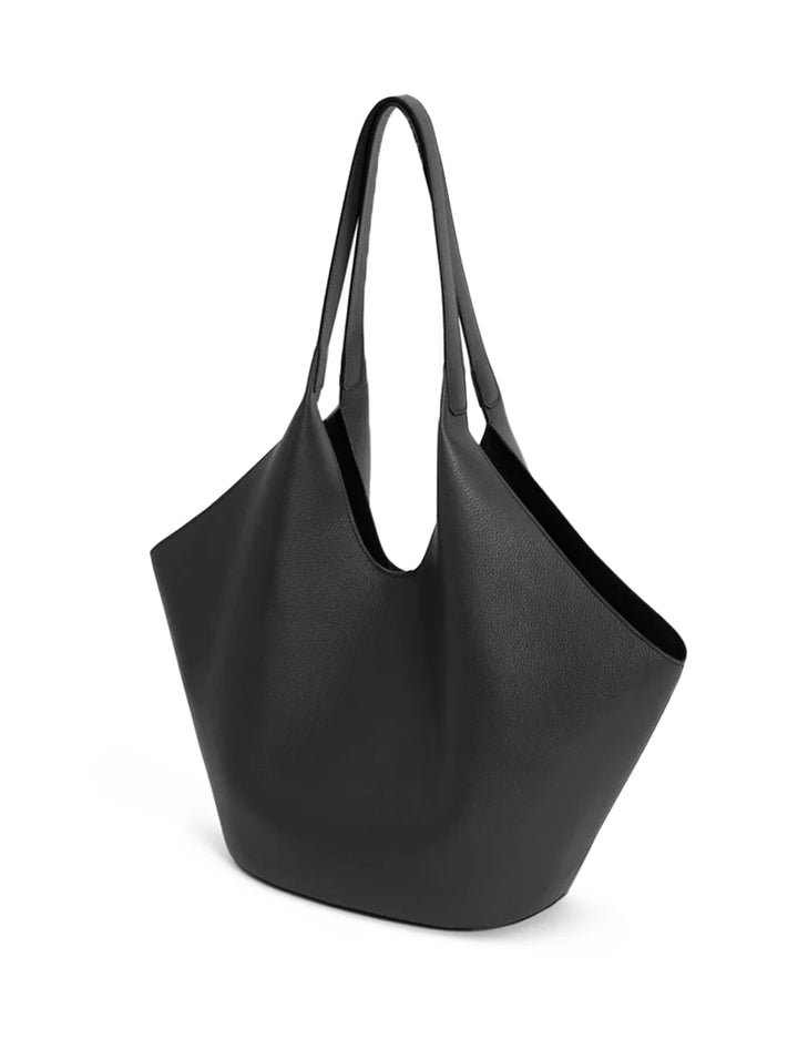 phantom tote in pebblegrain black