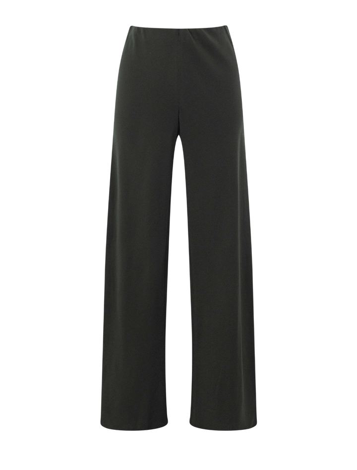 high waist bias pant in verde