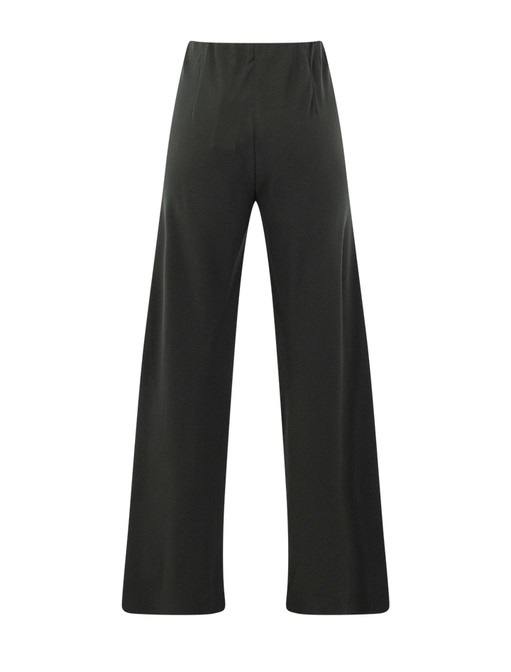 high waist bias pant in verde