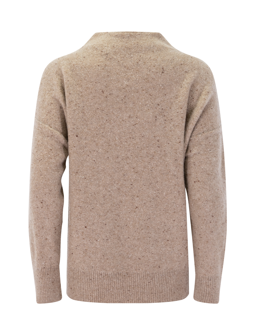 donegal funnel neck pullover in oat