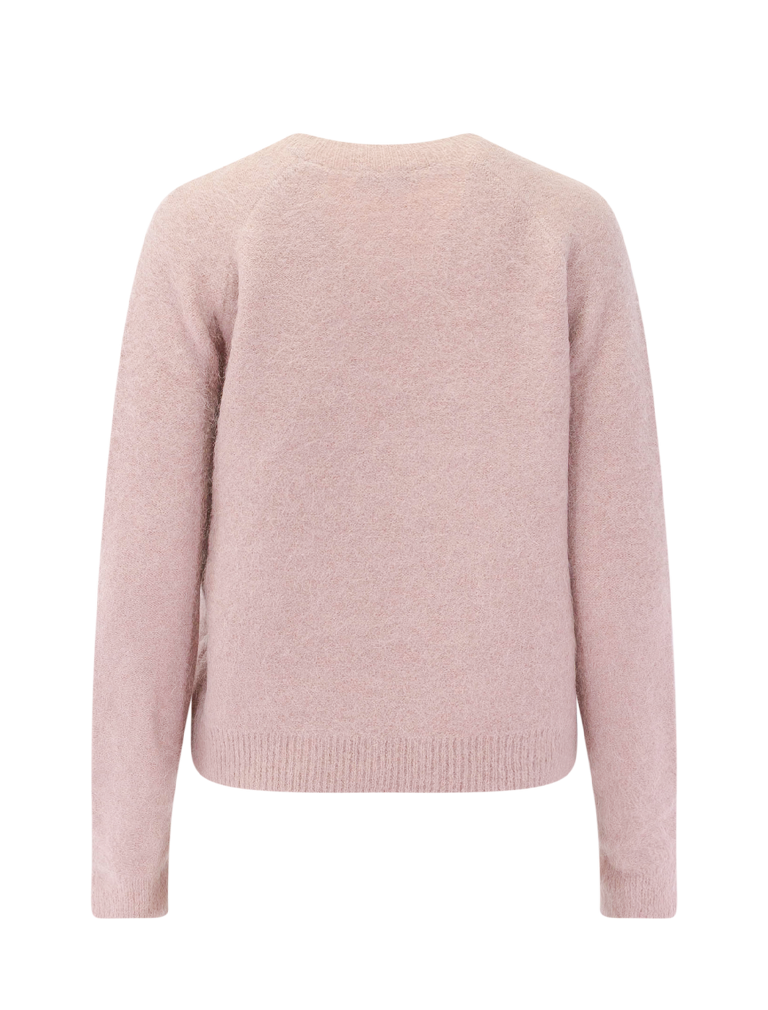 crew brushed sweater in beet root