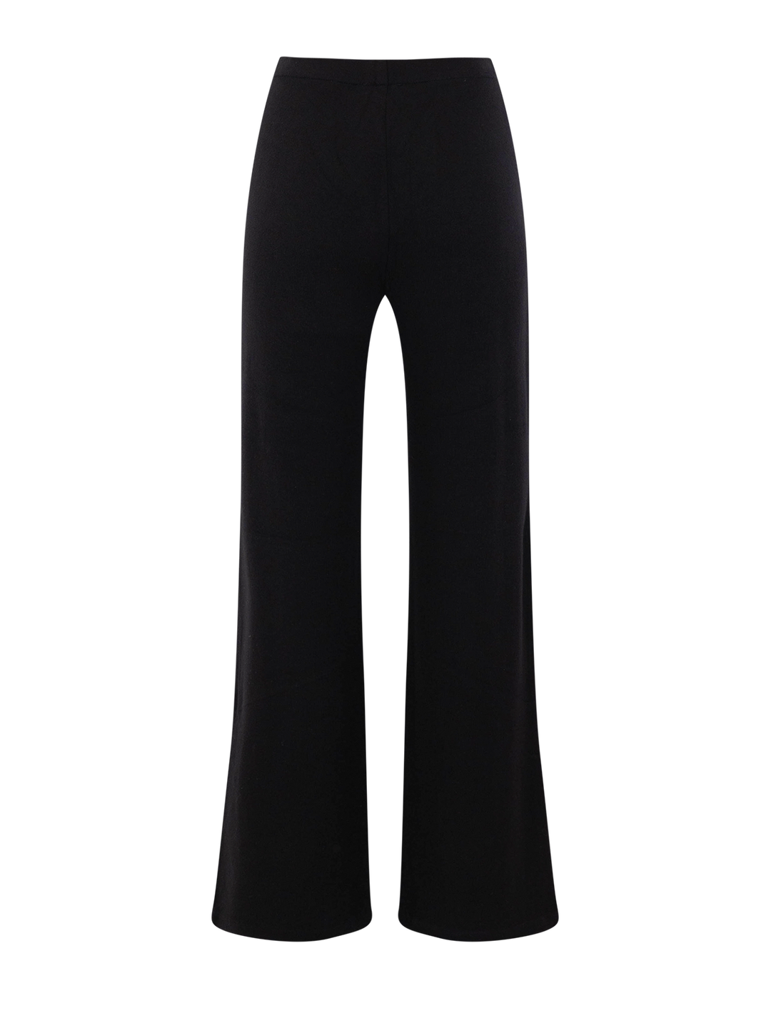 cozy wide leg pant in black