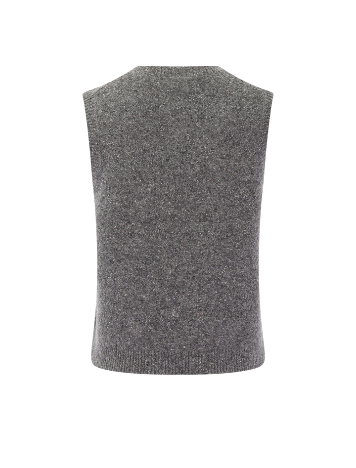 boiled donegal vest