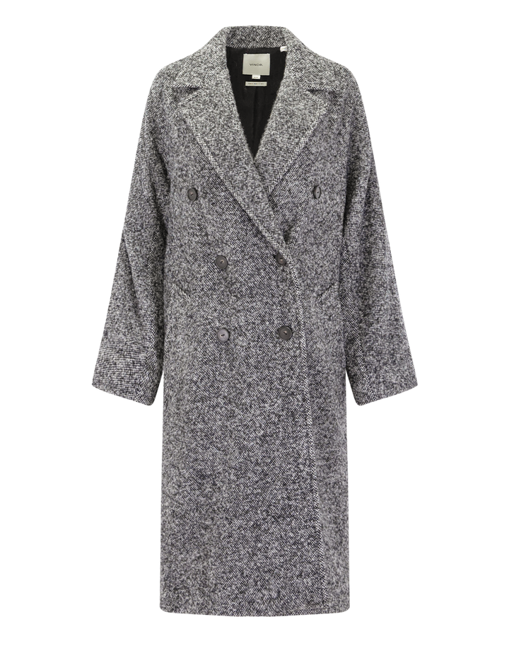 overcoat in greystone