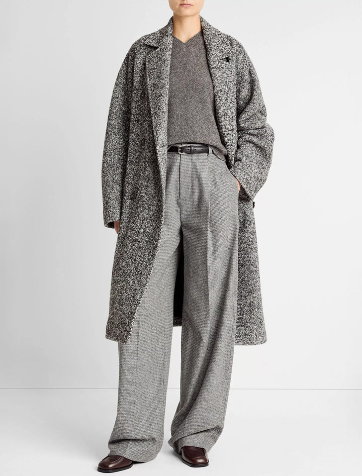 overcoat in greystone