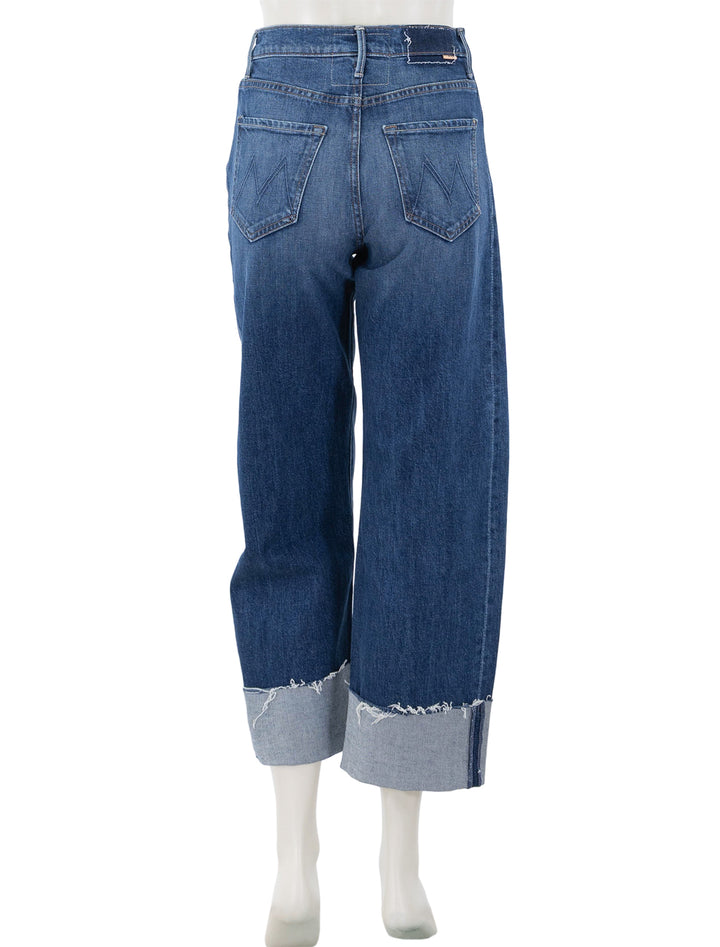 back view of the half-pipe ankle cuff fray in perfectly imperfect